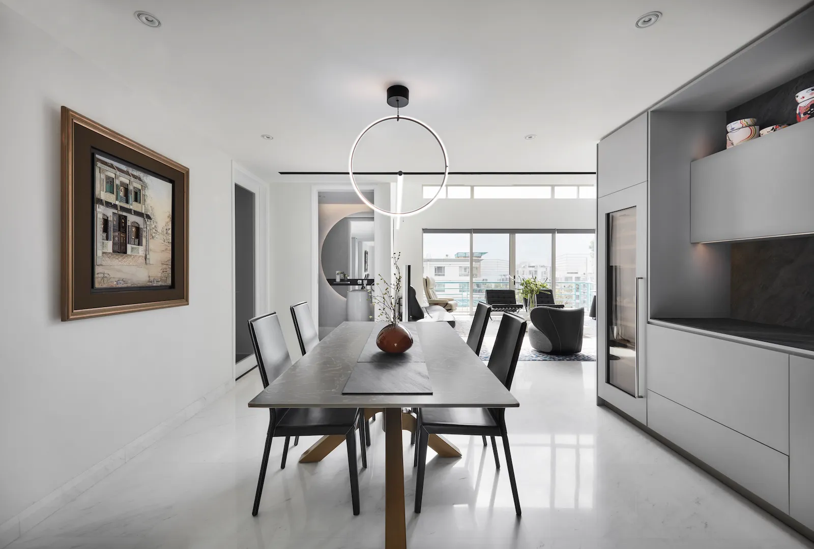 Luxury dining room interior design by Collective Designs, Singapore